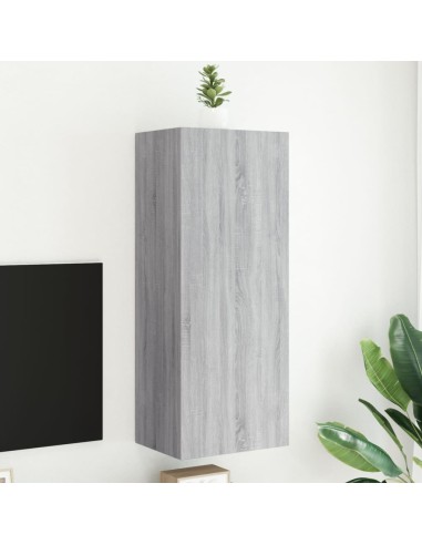 TV-Wandschrank Grau Sonoma 40,5x30x102 cm Holzwerkstoff
