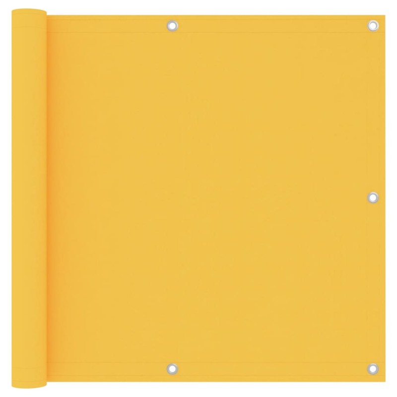 Balkon-Sichtschutz Gelb 90x500 cm Oxford-Gewebe