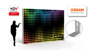 LED Leuchtkasten H2000-H3000 - Profil 160, inkl. Druck