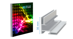 multi frame - LED Leuchtkasten - Profil 35, inkl. Druck